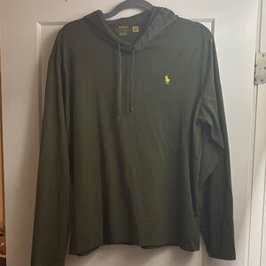 Polo by Ralph Lauren Olive Green Long Sleeve Hoodie